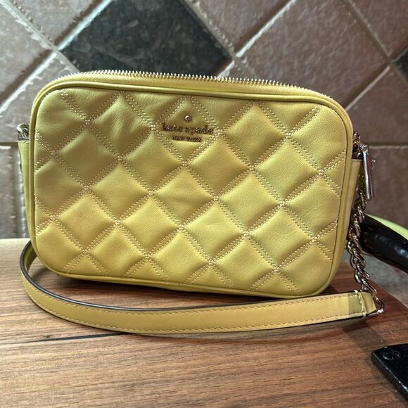 Kate Spade New York Frosty Lime Natalia
Quilted Leather Crossbody Bag - Picture 4 of 14